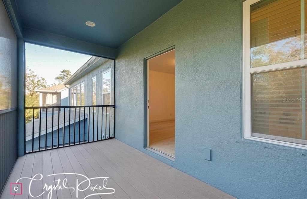 Master bedroom balcony