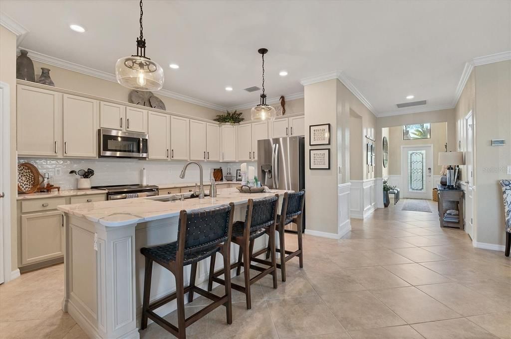 Kitchen Island View