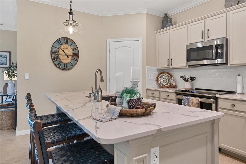 Kitchen With Walk in Pantry