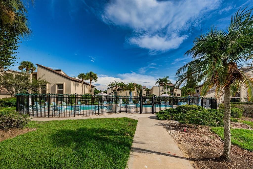 Gated pool Area