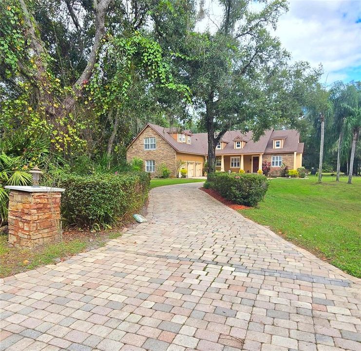 LONG BEAUTIFUL DRIVEWAY