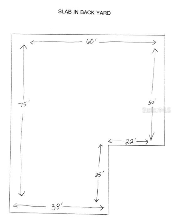 APPROX. SLAB DIMENSIONS