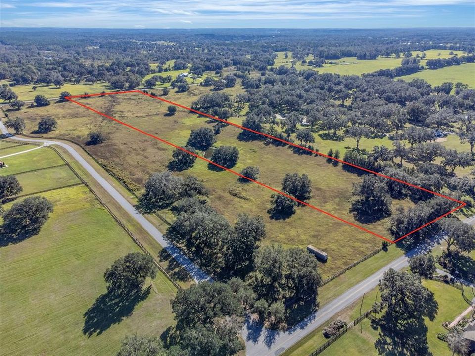 Gated, fenced, community of  Paradise Farm in Morriston, FL.