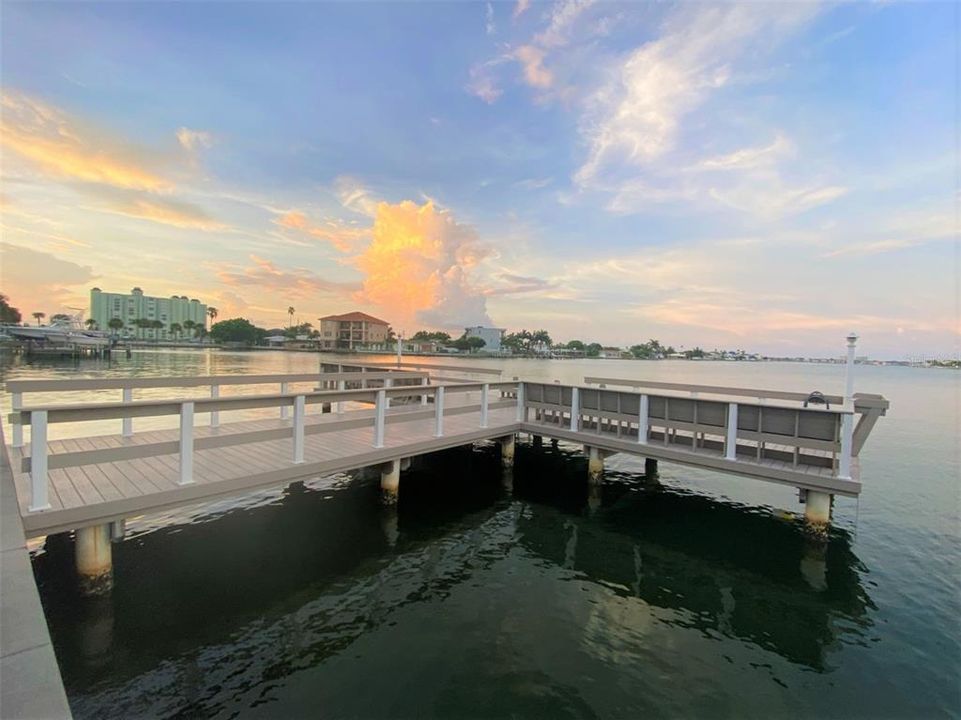 1 of 2 Eastern Sunrise Moonrise Dock