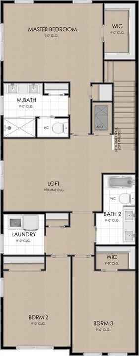 Upstairs Floorplan