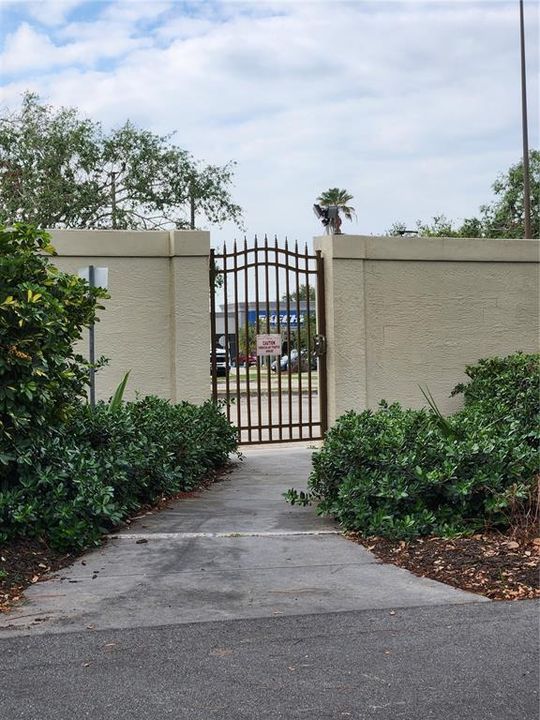 Gate around the corner, walk to lots of places close by!