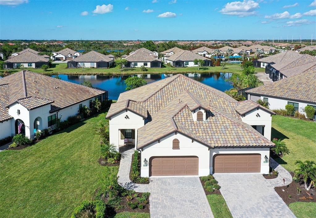 Drone Shot of Villa