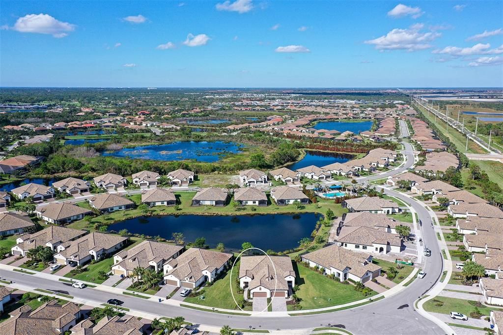 Drone Shot of Villa