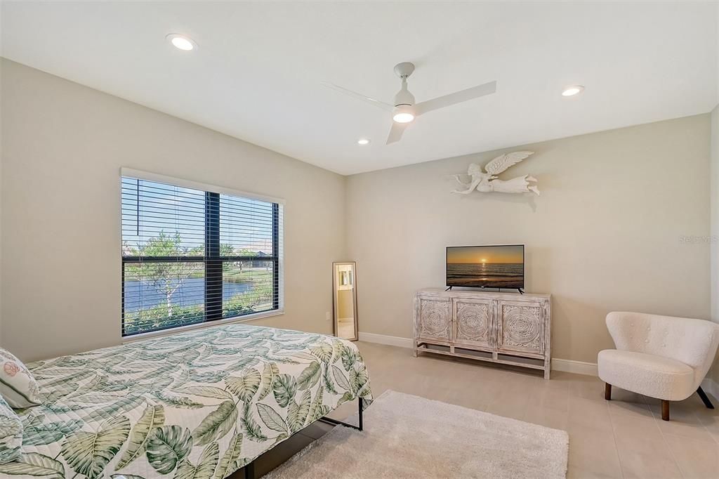 Primary Bedroom with Water View