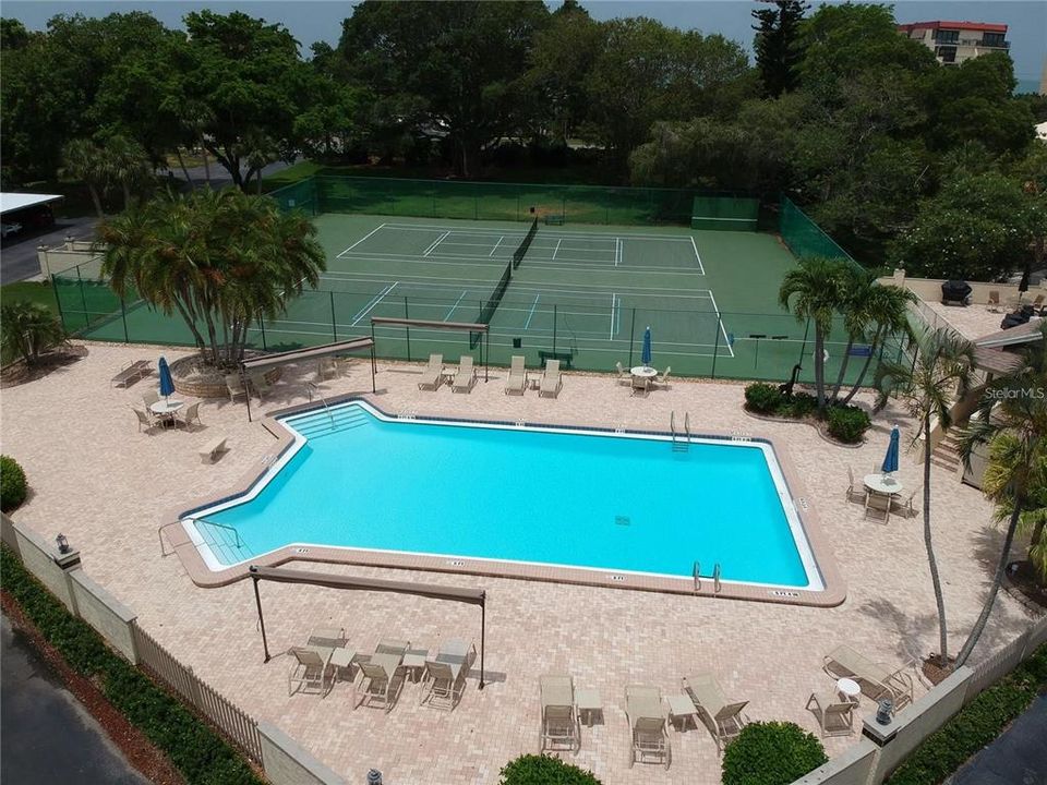 Heated, resort style pool