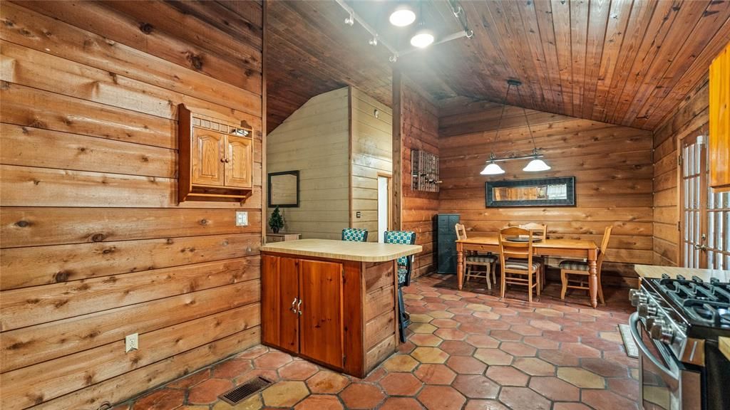 Kitchen View to Dining Room