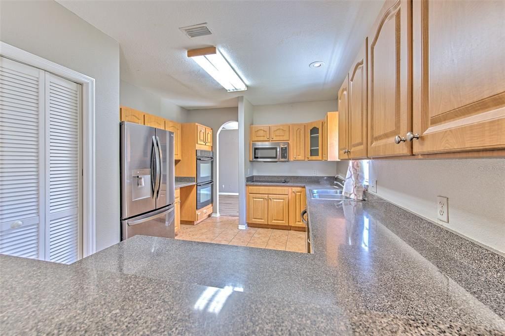 Kitchen with Built-in Double Ovens