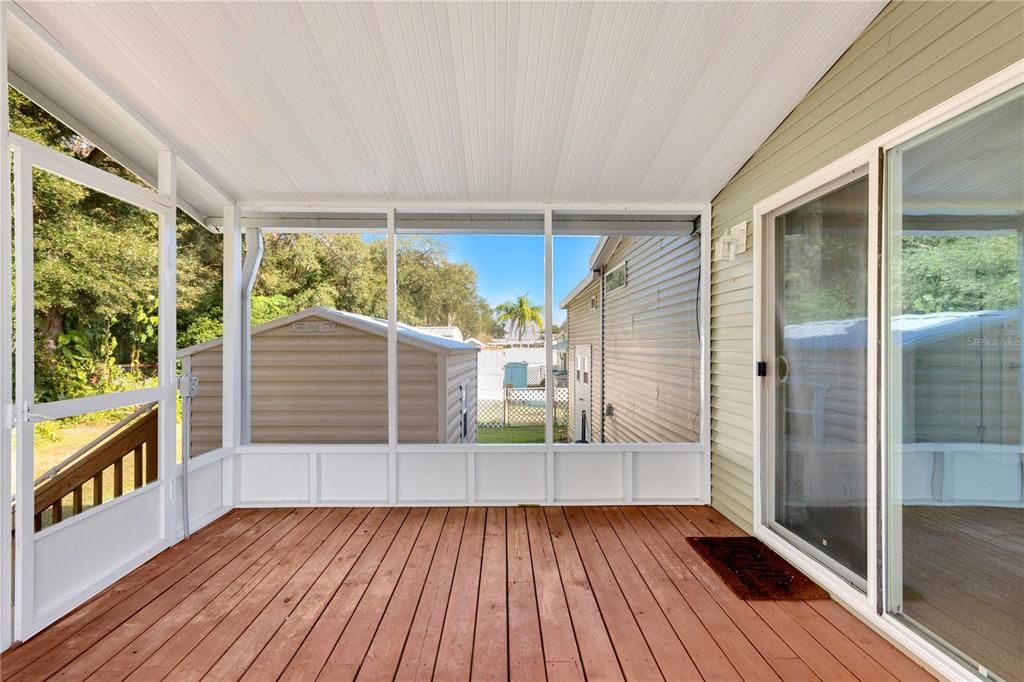 Screen Enclosed Porch off Primary Bedroom