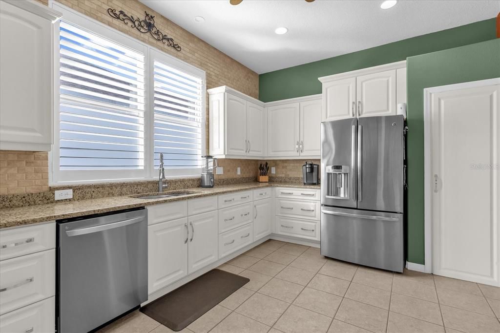 Beautiful Plantation Shutters and Closet Pantry