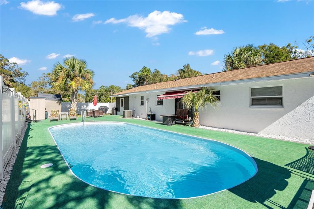 pool view from swing