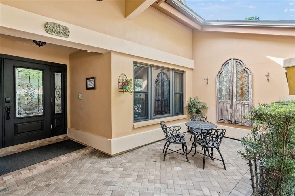 Front Door courtyard