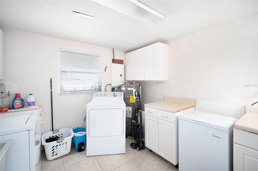 EXTRA LARGE Laundry Room Looking Towards BONUS ROOM