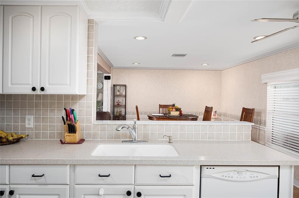 Dining Room with Ceramic Tile Flooring