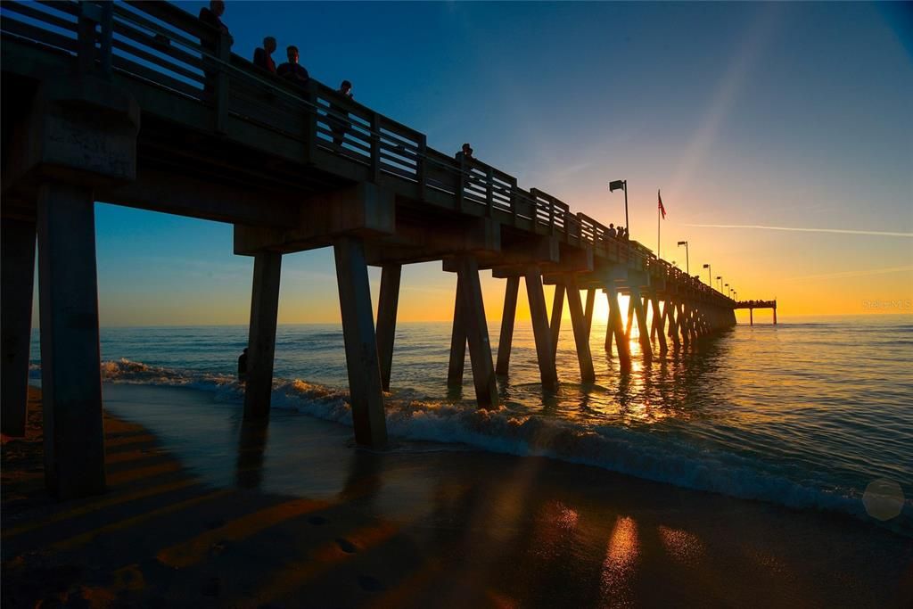 Venice Fishing Pier at Sunset