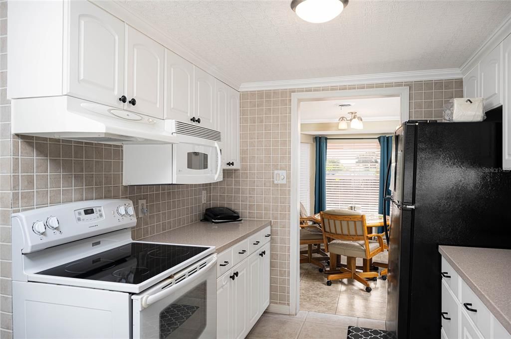 Kitchen with Corian Counters