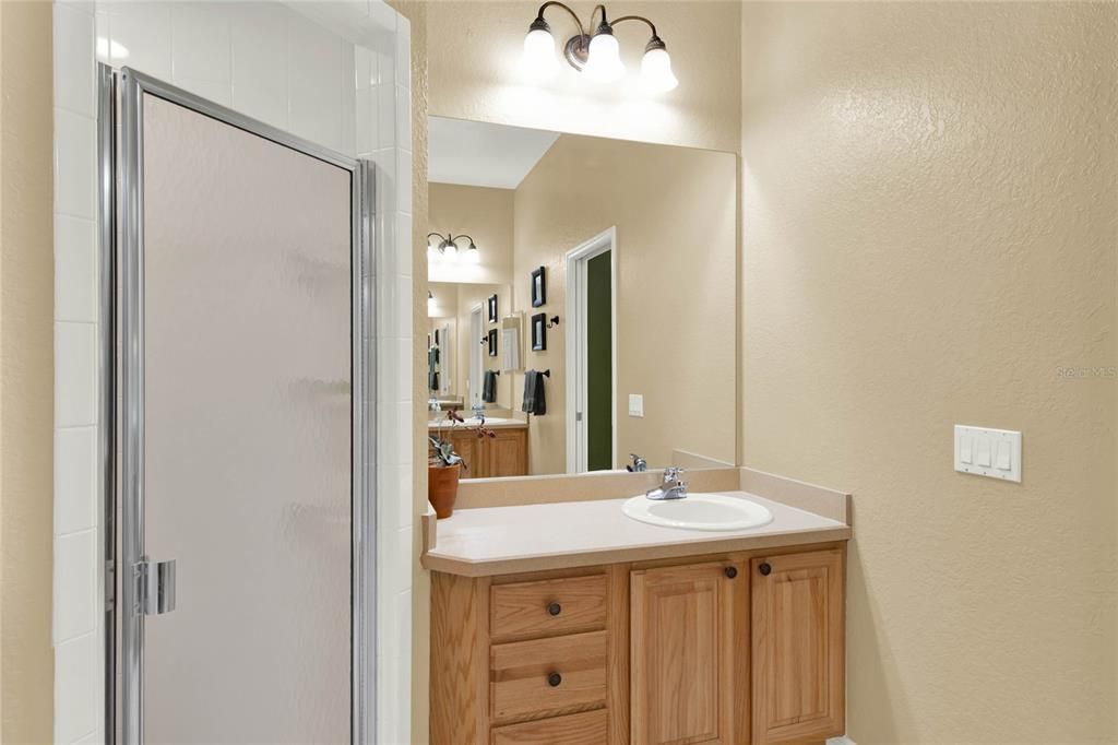 Primary Bathroom features Double Independent Vanities