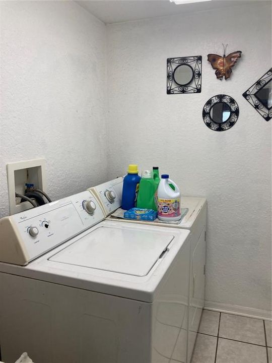 Inside Laundry Room, Washer & Dryer AS IS