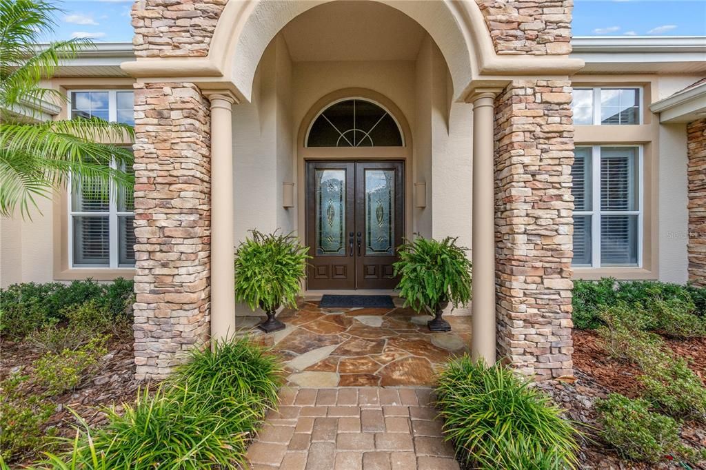 Pavers Walkway to Front Porch & Door