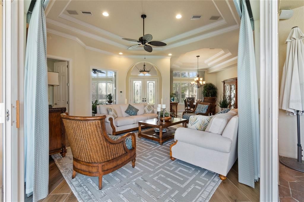 View of Living Room from Lanai