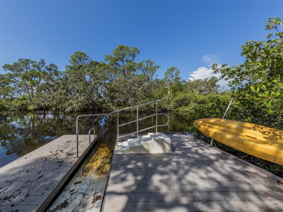 Lots of places to kayak in Oscar Scherer. Night kayaking is offered on occasion as well!