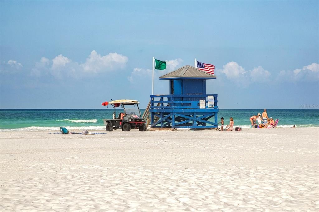 Sarasota County offers life guards daily at all public beaches