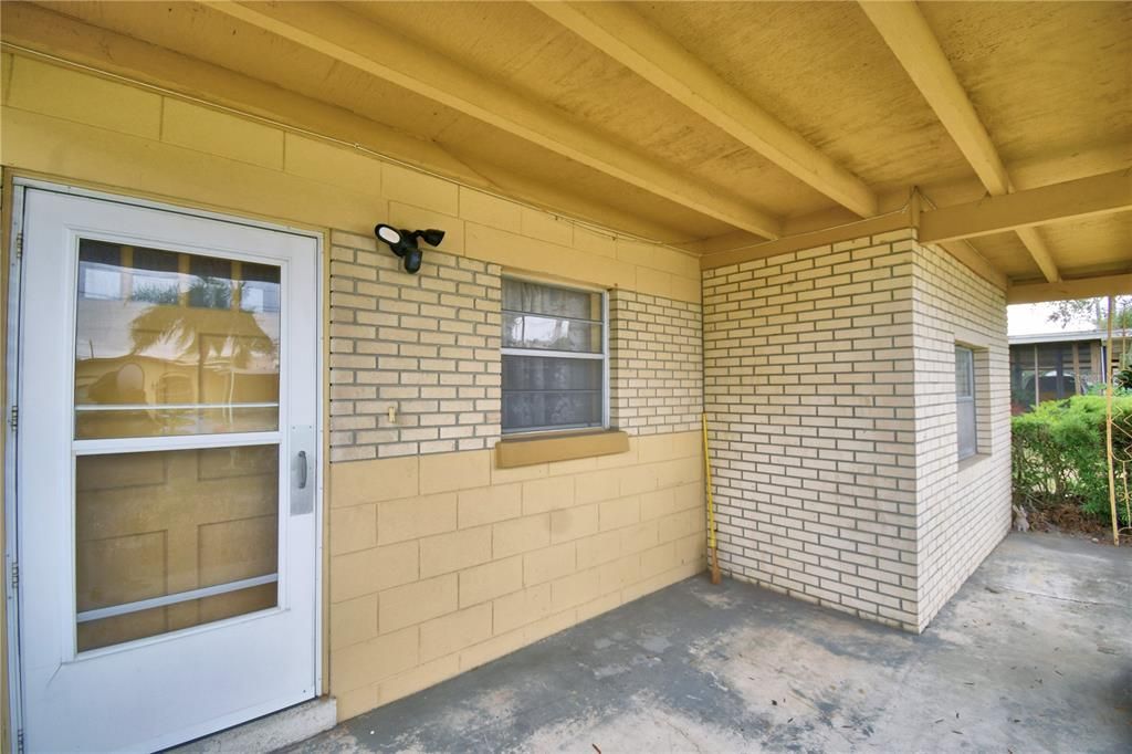 Front porch and entry