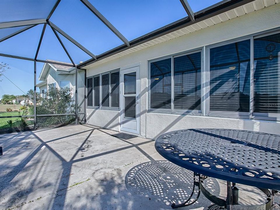 Patio with Birdcage