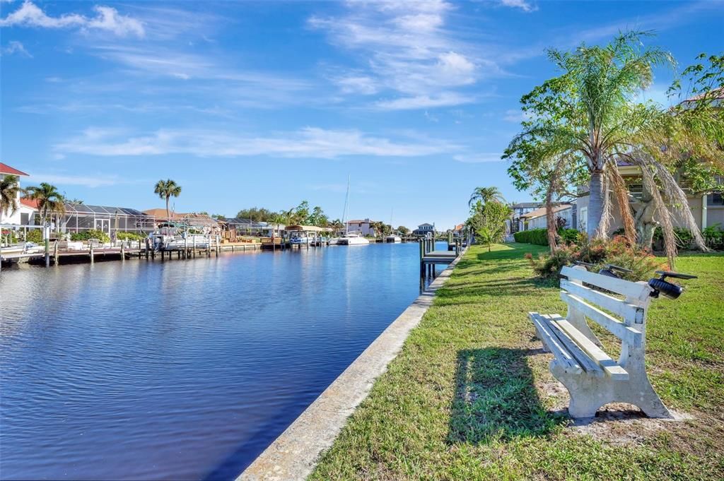 Back Yard Canal Front