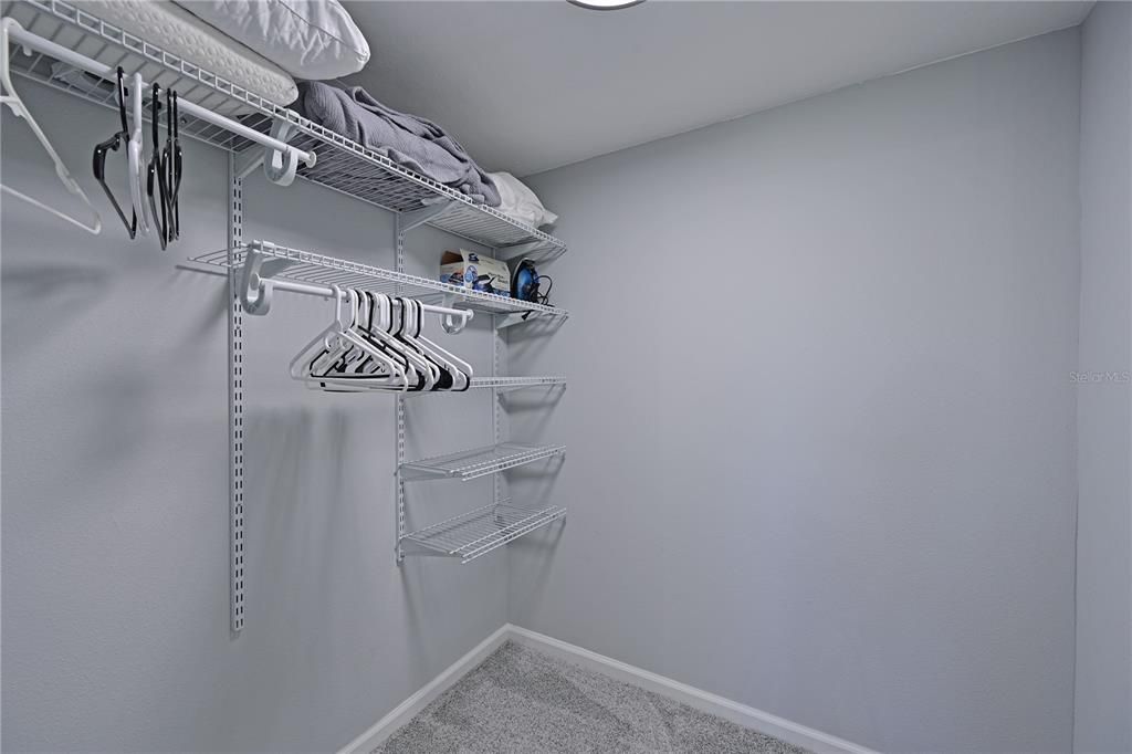 Primary walk-in closet