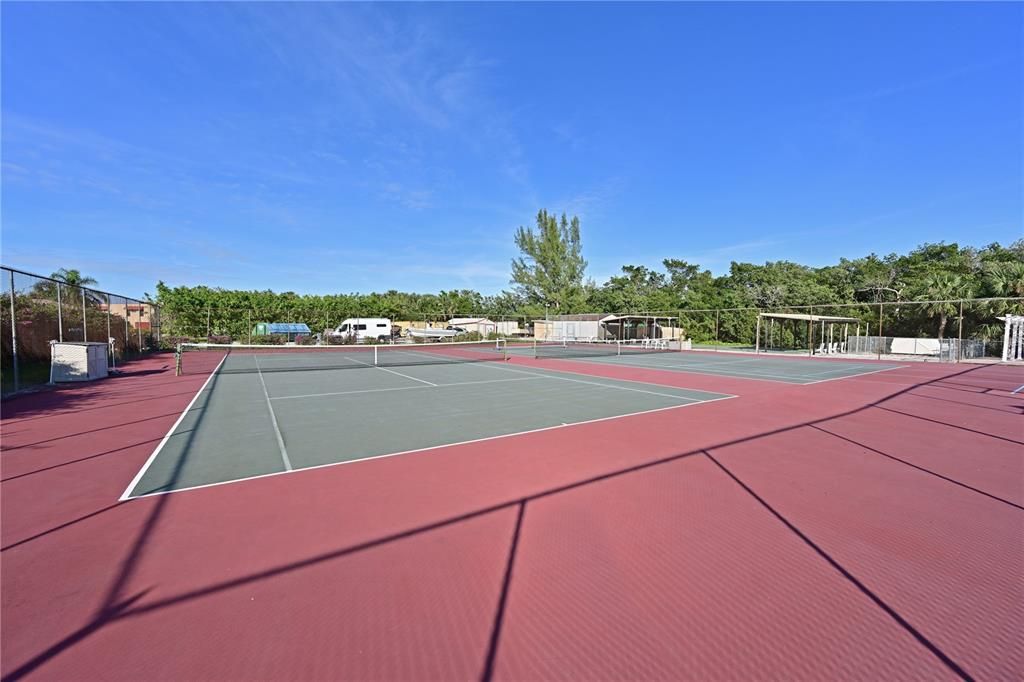 Tennis and pickleball courts