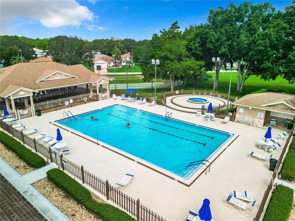 Clubhouse pool and spa