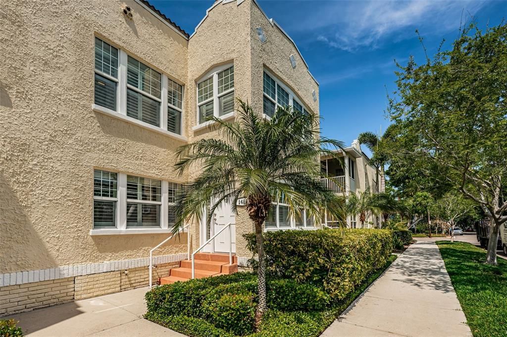 This amazing residence has its own private entrance and exit out to a rear porch. It feels like a single family home.