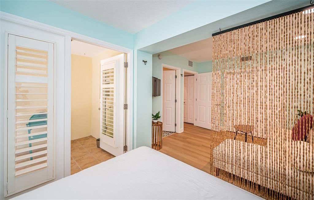 Bedroom 2 has its own screened porch.