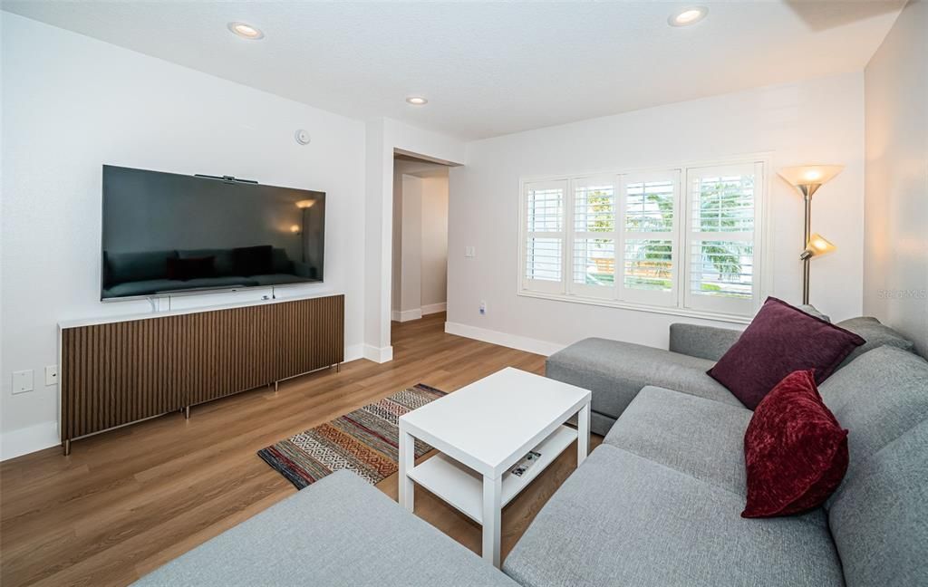 New, gorgeous luxury plank vinyl floors throughout the home.