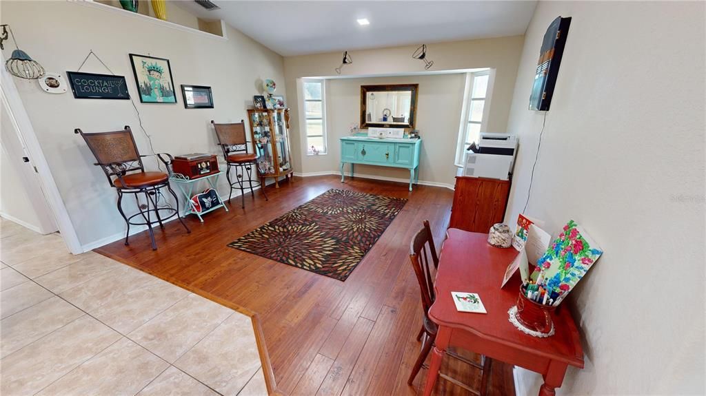 Family room off kitchen