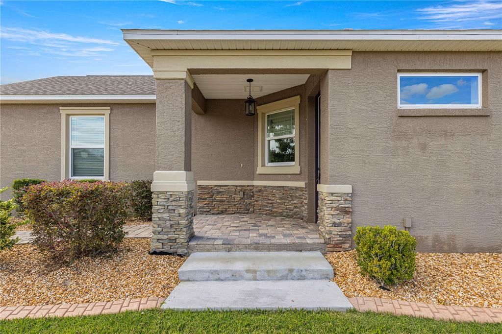 Concrete Steps to Side Yard