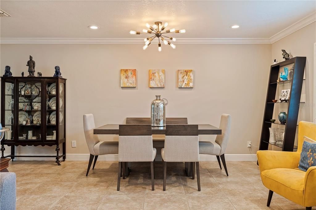 Living/Dining room combo.