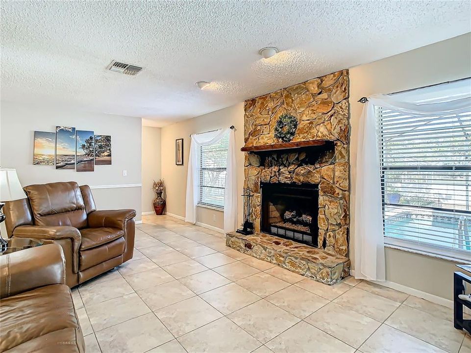 Gas Fireplace/Hearth