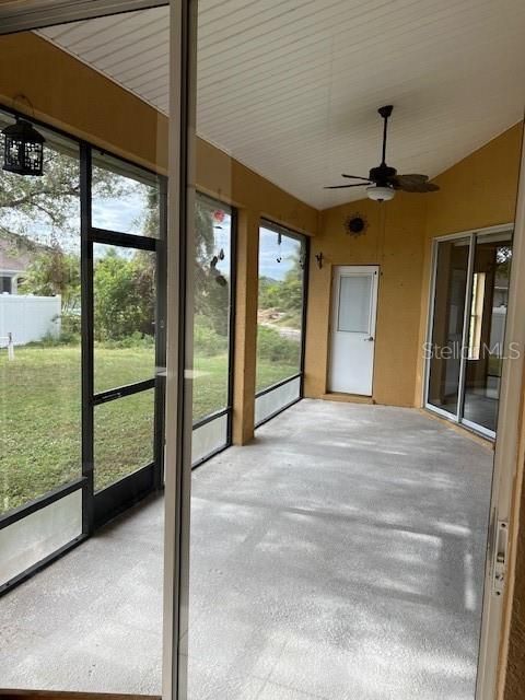 PATIO VIEW FROM FAMILY ROOM