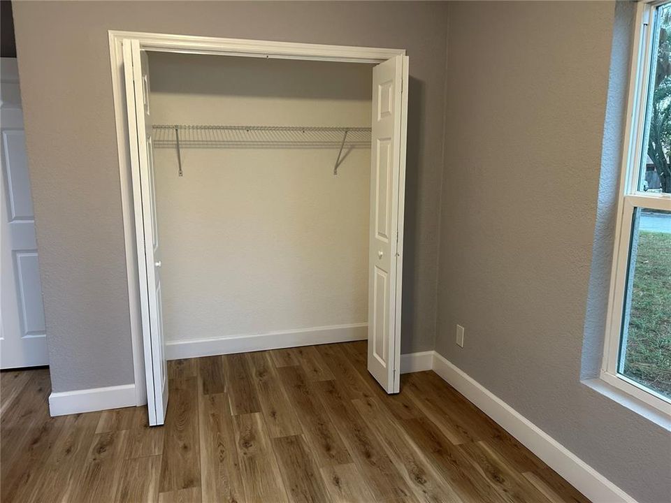 Large closet in bedroom 1