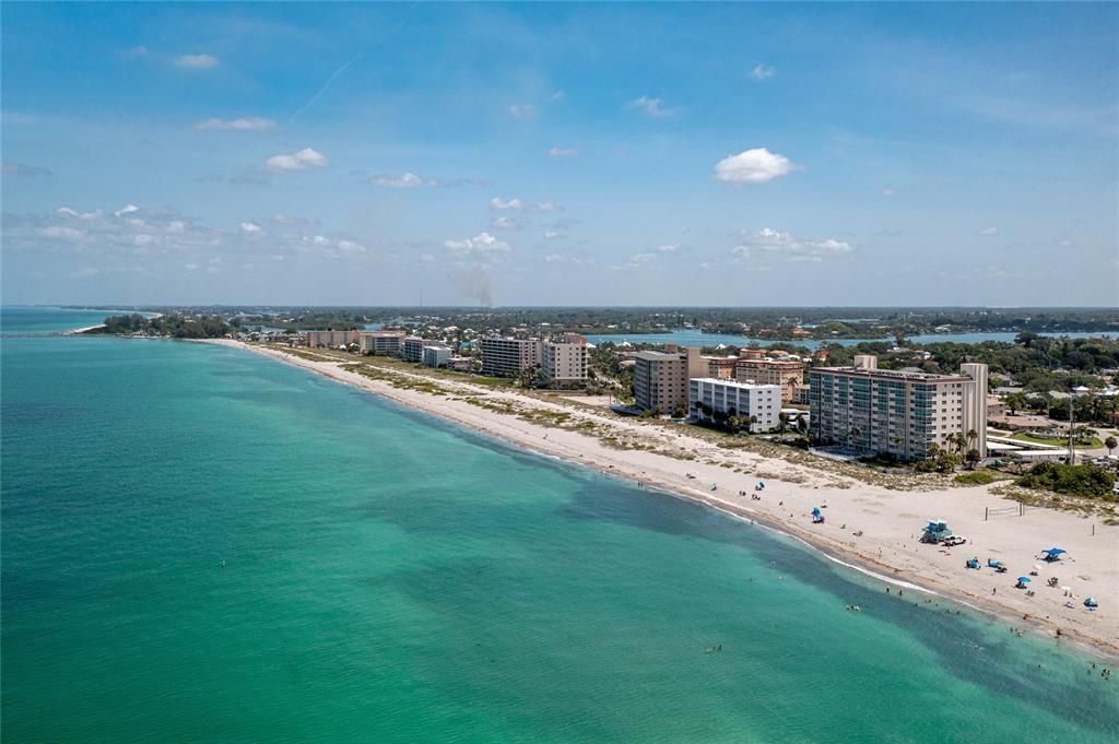 The calm waters of the Gulf of Mexico...