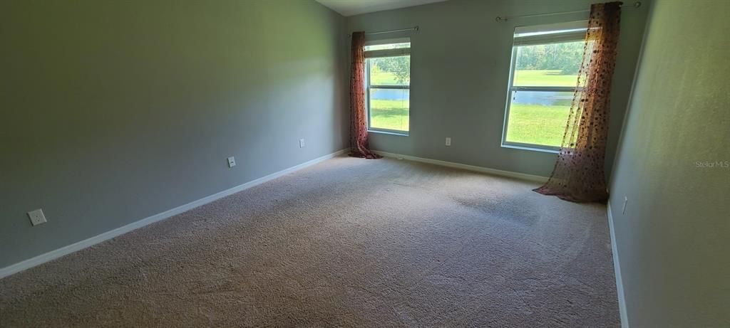 Primary Bedroom View of Pond