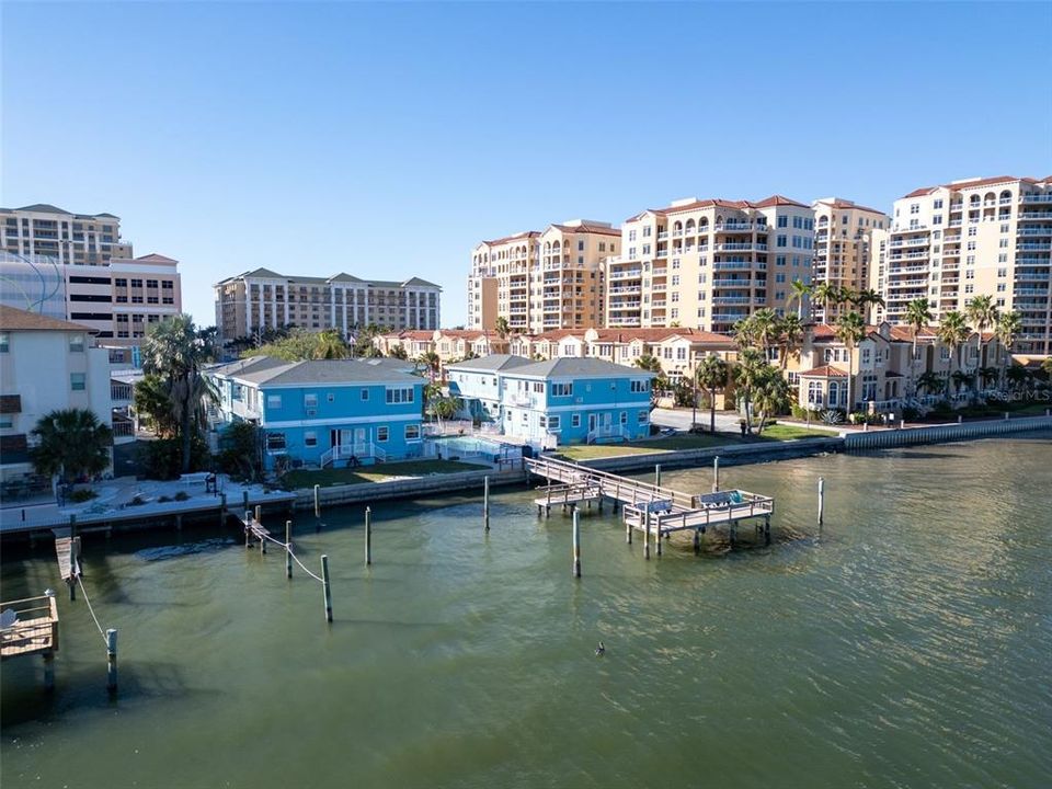 Open Boat Dock and Fishing Pier- Rear view