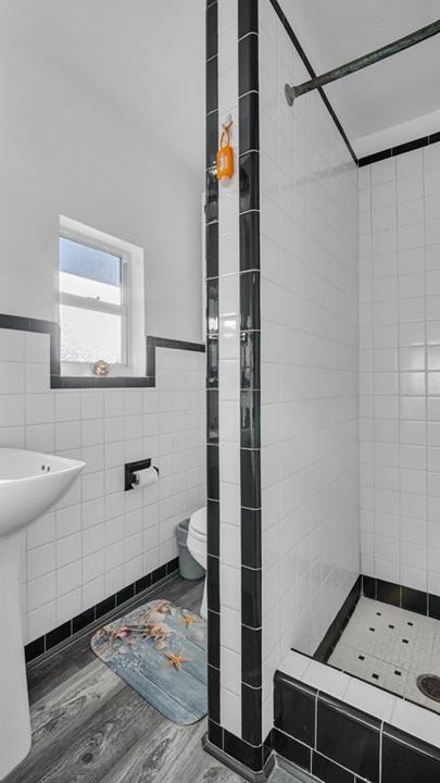 Bathroom and shower