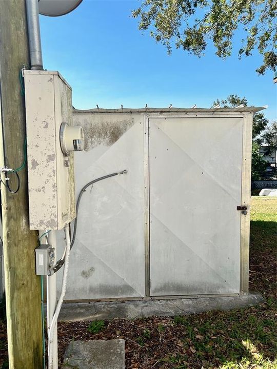 Old Shed in back yard